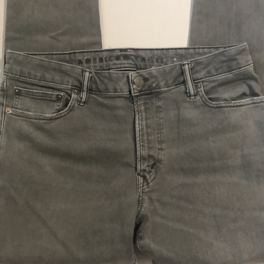 AEO ne(x)t level flex gray jeans, size 33 x 30